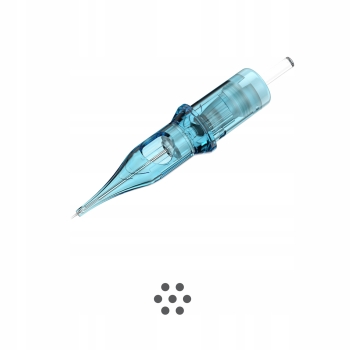 Kartridż do tatuażu 0809RM WJX 9RM, 0,25 mm - igła do tatuażu - 10 sztuk